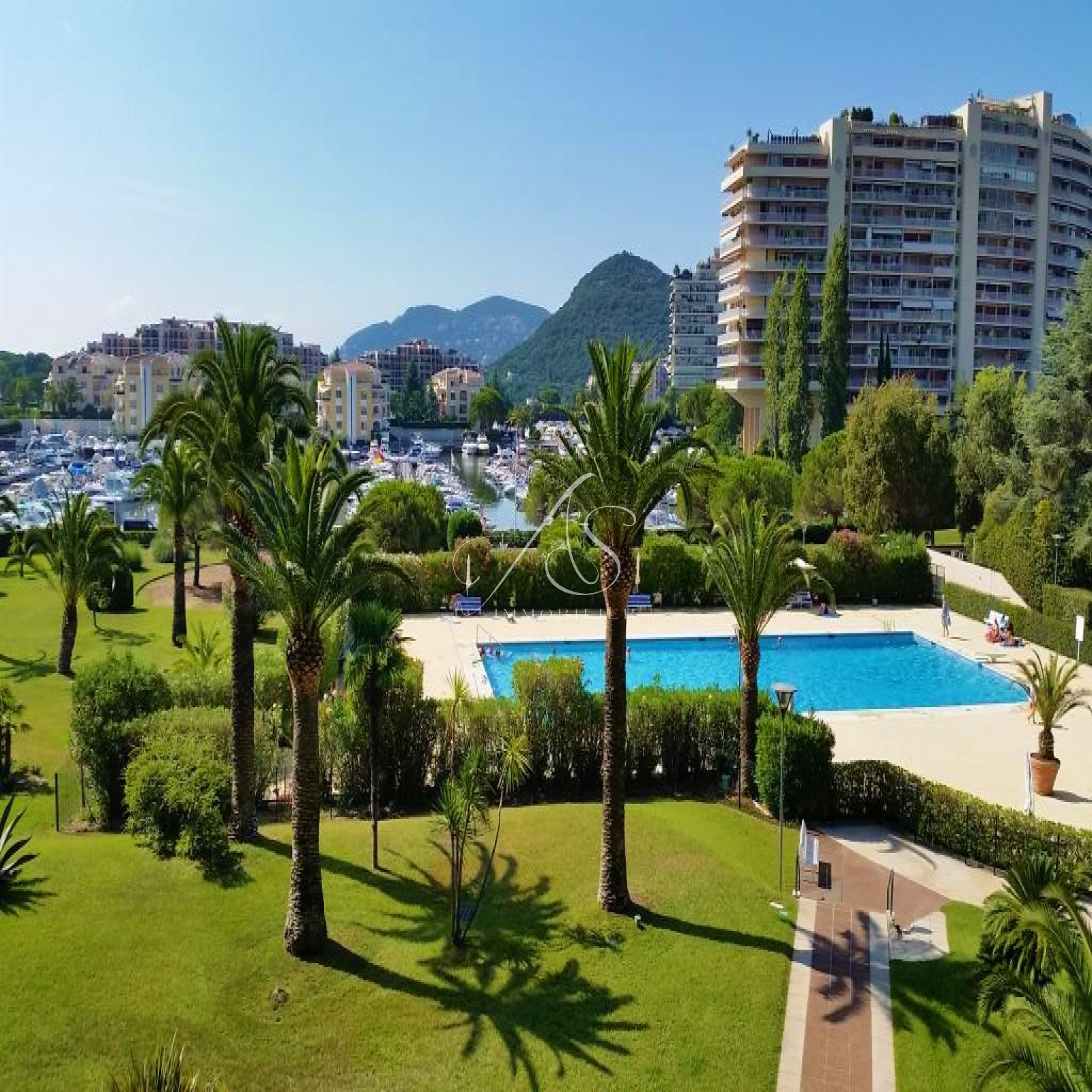 location Studio vide Cannes Marina Mandelieu AS Immobilier